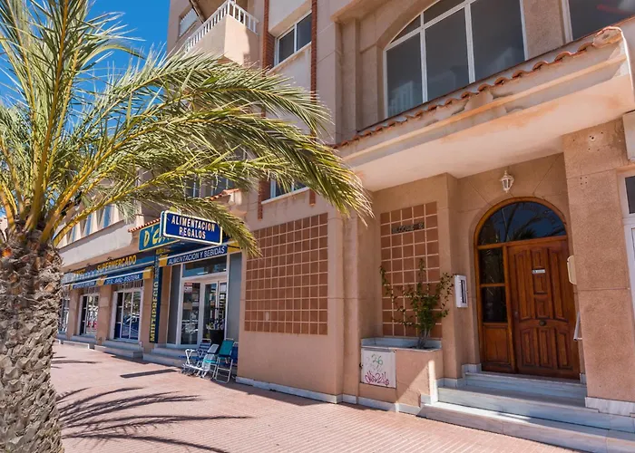 Urbanizacion Copacabana - La Manga Del Mar Menor Km2 - Vistas A Mediterraneo Dormitorio Doble Y Sofa-Cama